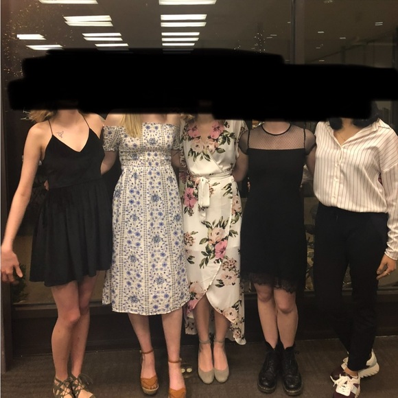 Floral Dynamite Wrap Tie Dress Midi - Picture 11 of 12